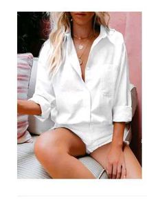 White Button-Down Top