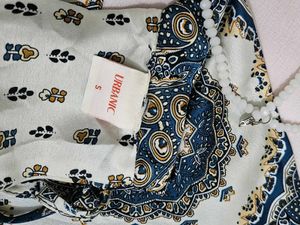 URBANIC Tie-Back Scarf Top