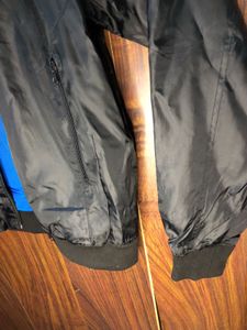B&amp;C Black Trooper Jacket Men Size Large