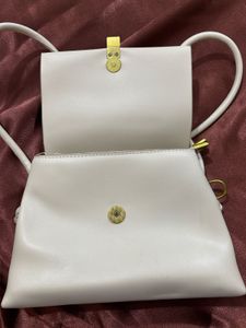 Elegant Ivory Crossbody Bag