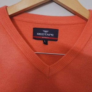 Men&#39;s Red Tape Sweater