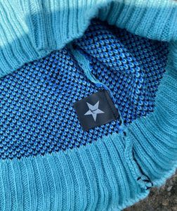 Flame Graphic Knit Sweater