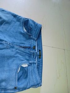 Flame Hem Flare Jeans