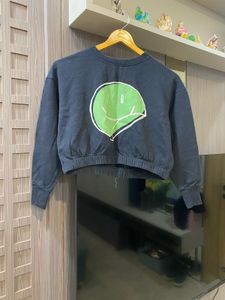 Graphic Print Crop Top