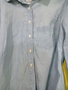 Blue Formal Shirt For Women