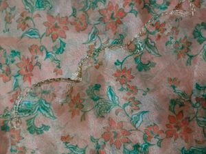 Floral Organza Dupatta