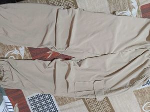 Beige Cargo Pants