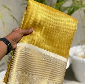 Banarasi Tissue Silk Zari Weaving Traditional Sare