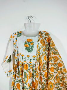 Multicolour Printed Kurta (Women&#39;s)