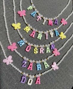 Custom Name Beaded Necklace
