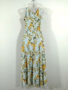 Floral High-Low Dress
