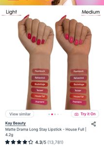 Kay beauty Matte Drama Long Stay Lipstick