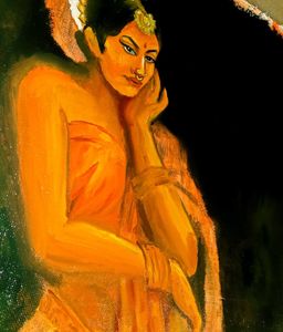 Oil Painting On Canvas, Not Dry