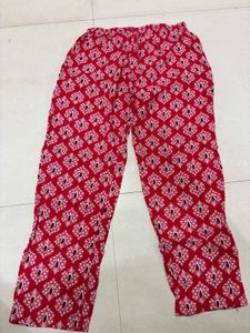 Red Co-ord set kurti and pazama se