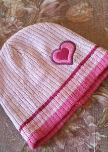 Floral Embroidered Knit Beanie