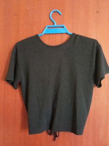 Black Cinched Top