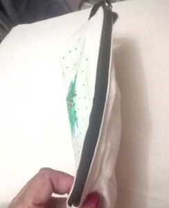Hand-painted Canvas Pouch