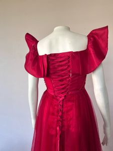 Elegant Red Evening Gown