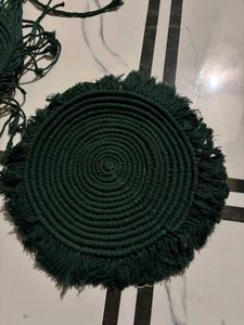 Handmade Macrame Coaster table placemats 2