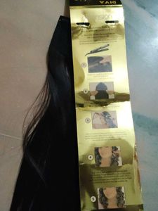 Dark brown hair extensions