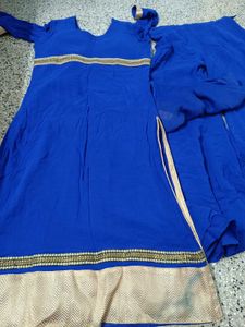 Like New Pepsi Blue Kurta Set