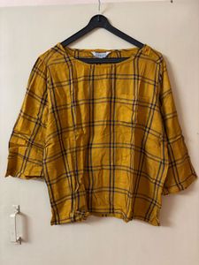 Mustard Top With Pocket