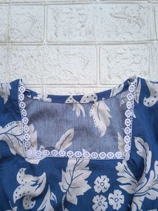 Blue Short Kurti 💙