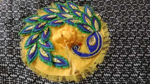 Laddu Gopal Peacock Dress