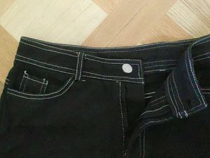 Black Denim Shorts