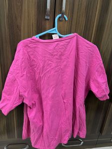 New Combo Urbanic Tees Pink And Rainbow Color