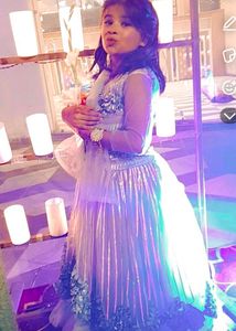 Girls' Elegant Ethnic Gown