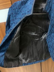 Blue Patterned Jacket