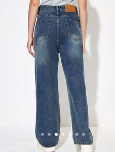 Wide Leg Denim Jeans