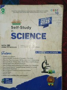 Self-Study Science CBSE 10