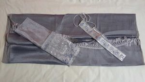 Grey Color Jimmychoo Saree With Hip Belt