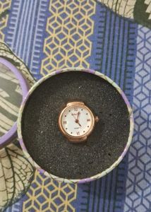 Salty Rose Gold Ring Watch