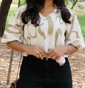 Printed Women's crop top