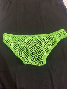 Green Mesh Underwear