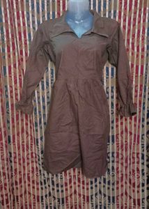 Shirt collar dress