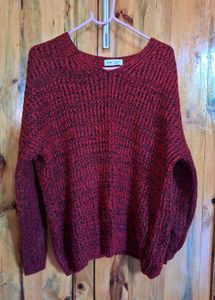 Ema Red Knit Sweater