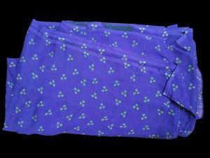 Blue Eye-catching saree for daily use or Donate
