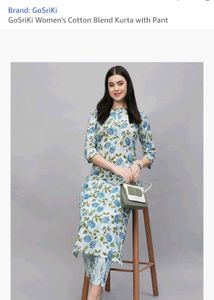 GoSriKi Floral Kurta Set size s