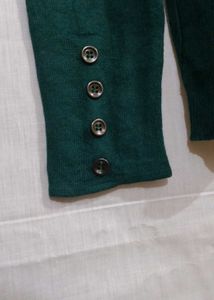 Stylish Green &amp; Grey Sweater