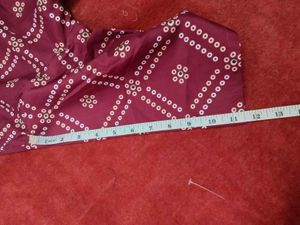 Elegant Maroon Printed Kurti (CU)