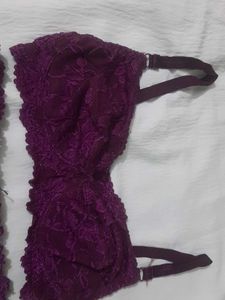 Purple Lace Bra