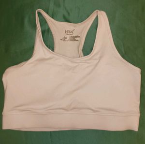 HRX White Sports Bra