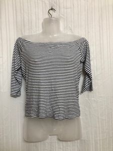 Clockhouse White Half Sleeve Top
