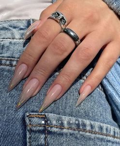 Sand Dunes Glaze Long Press On Nails