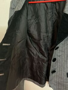 Vintage Striped Blazer