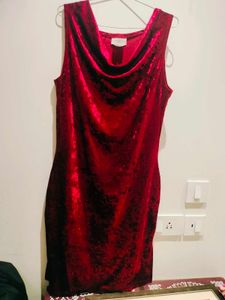 Red Velvet Dress